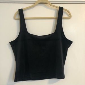Express Black Crop Top